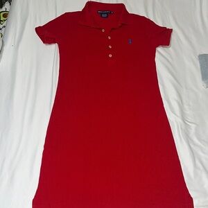Polo by Ralph Lauren Red Shirt with Blue Logo